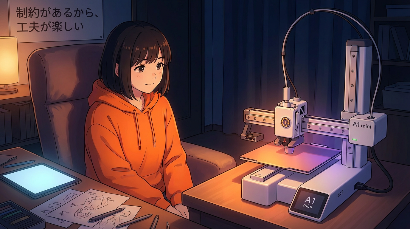 Bambu Lab A1 mini 異素材サポート